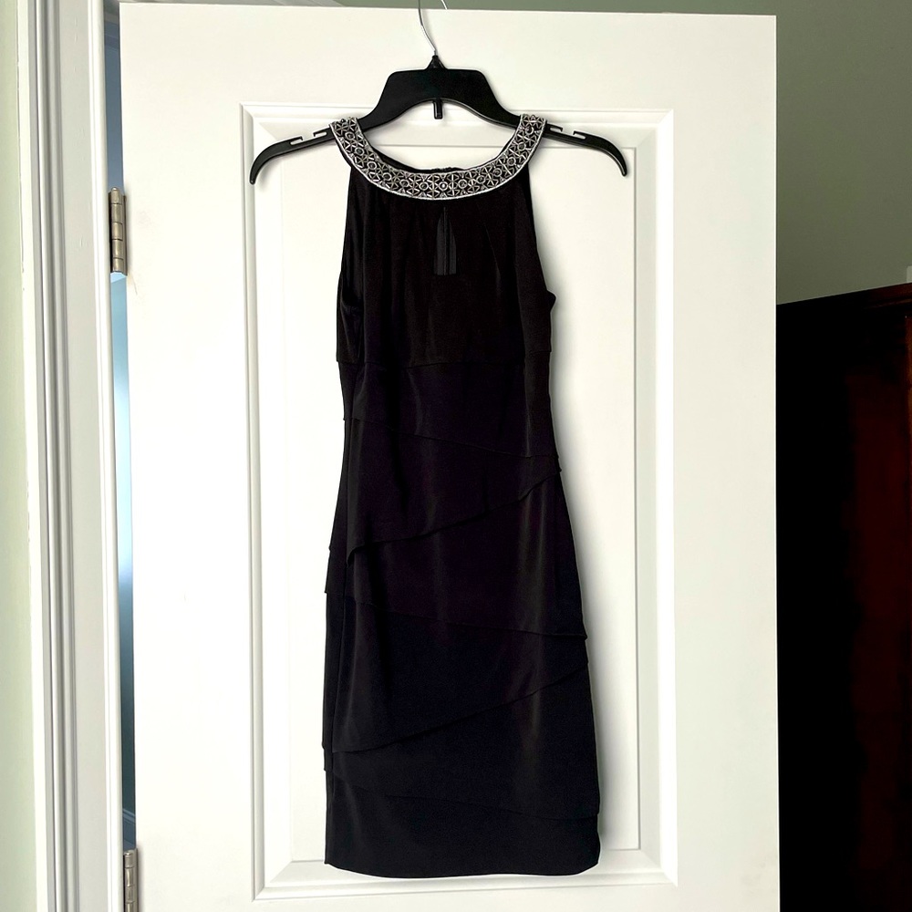 WHBM black instantly slimming dress
